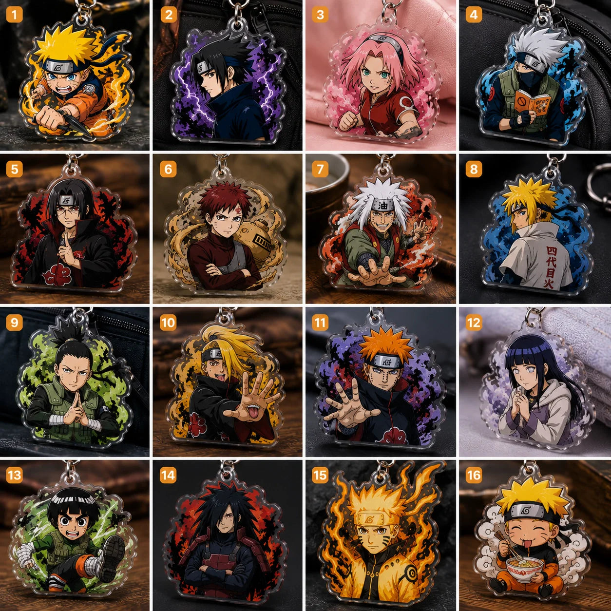 Naruto Charms
