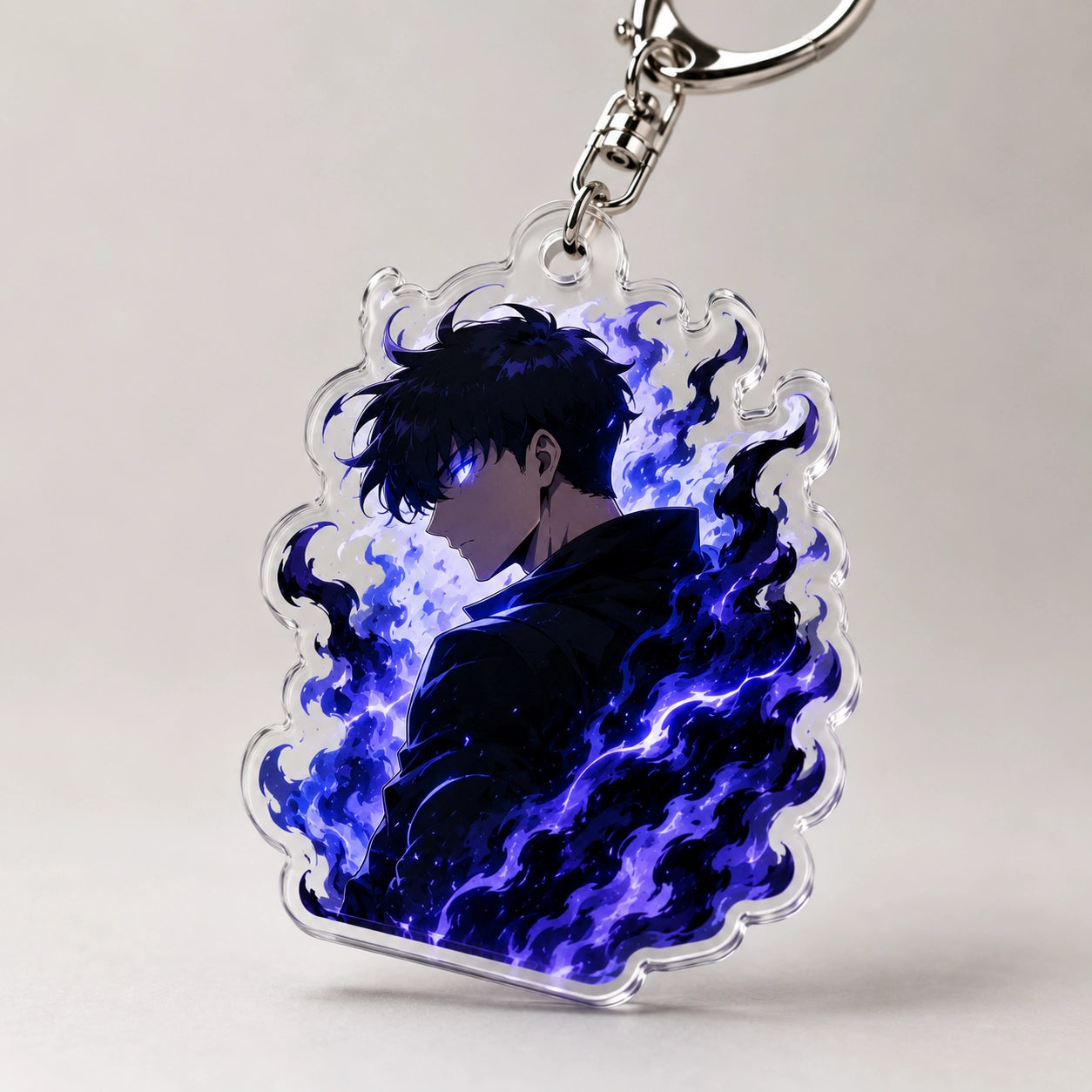 Purple Flame Hunter Charm
