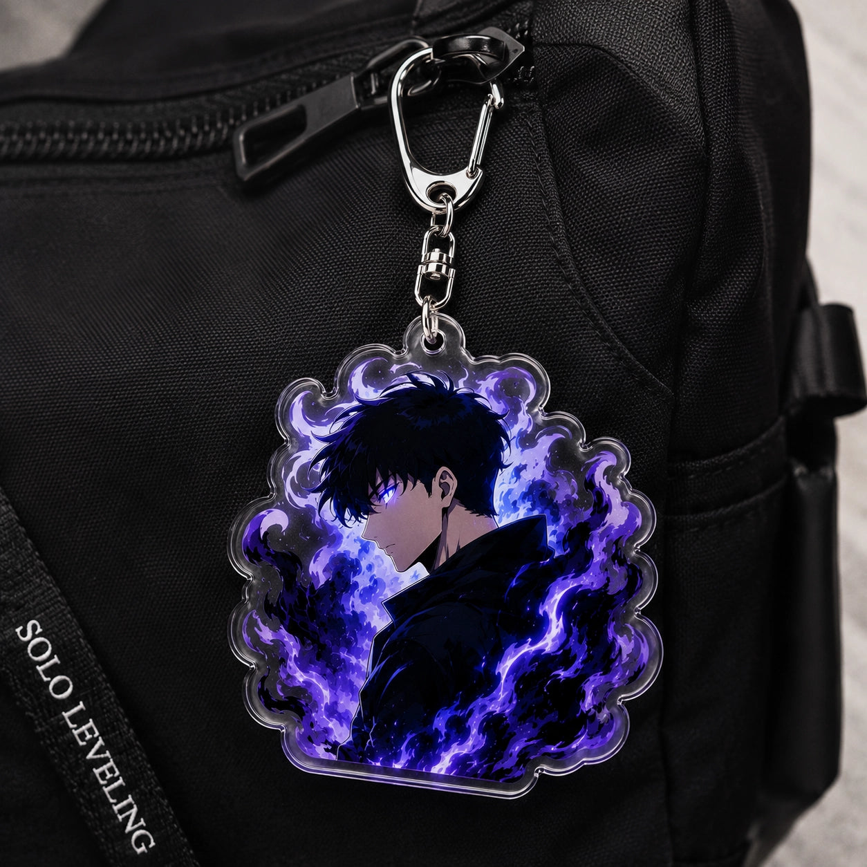 Purple Flame Hunter Charm